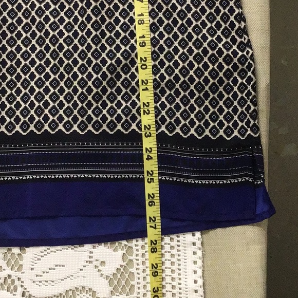 Max Cocos blue and white design tunic blouse - Picture 8 of 11